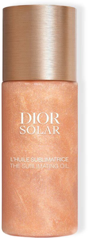 olio sublimante dior|dior solar sublimating oil.